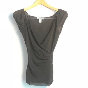 💅WHITE HOUSE BLACK MARKET BLACK MESH TOP 💅